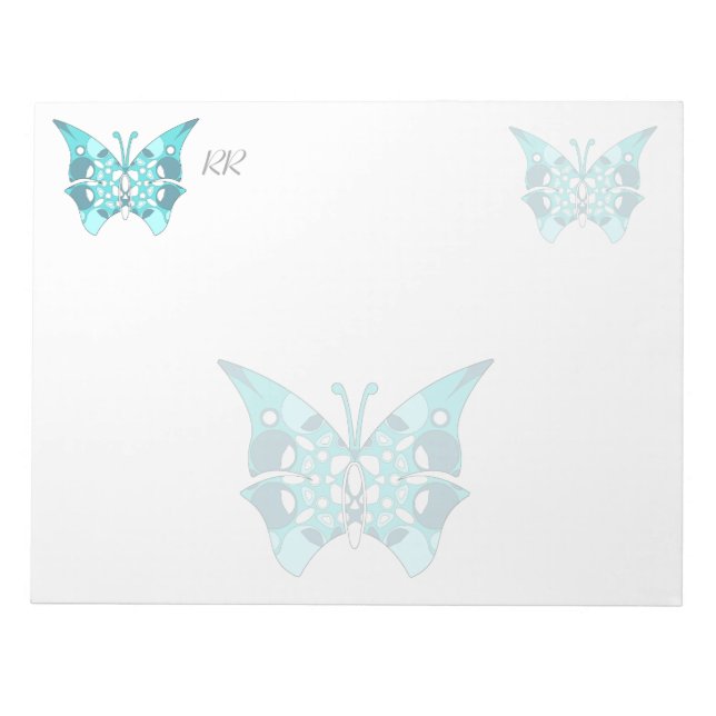 Anpassningsbar stort Anteckningsblock med Mönster- (Framsida)