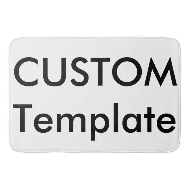 Anpassningsbar Stort minnesskräppost/lermatta Badrumsmatta (Framsidan)