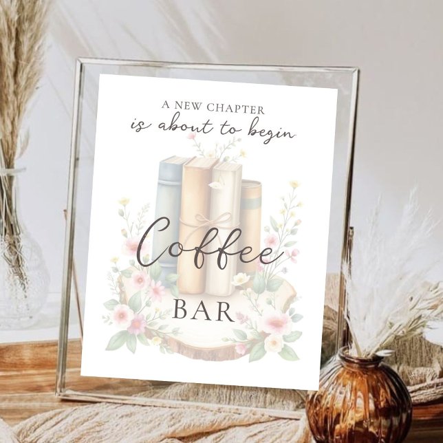 Anpassningsbar Storybook Wildblomcoffee Pub Poster (Skapare uppladdad)