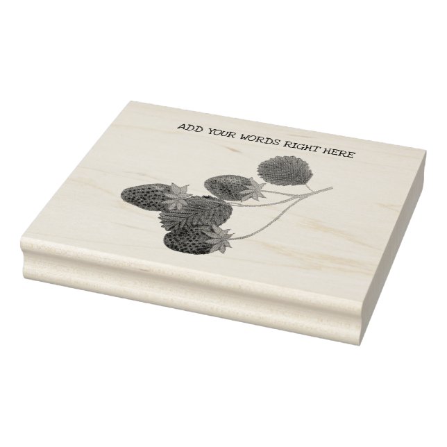 Anpassningsbar Strawberry Frimärke Stämpel (Stämpel)