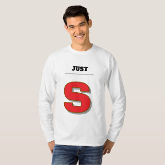 Anpassningsbar Streetwear-typografi “JUST [DittBok T Shirt