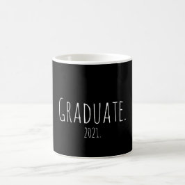 Anpassningsbar Student 2021 Minimal enkel Studente Kaffemugg