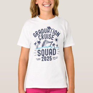 Anpassningsbar Studenten Cruise Squad Grad Resa Gr T Shirt
