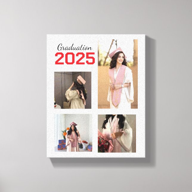 Anpassningsbar Studenten Photo Canvas (Framsida)