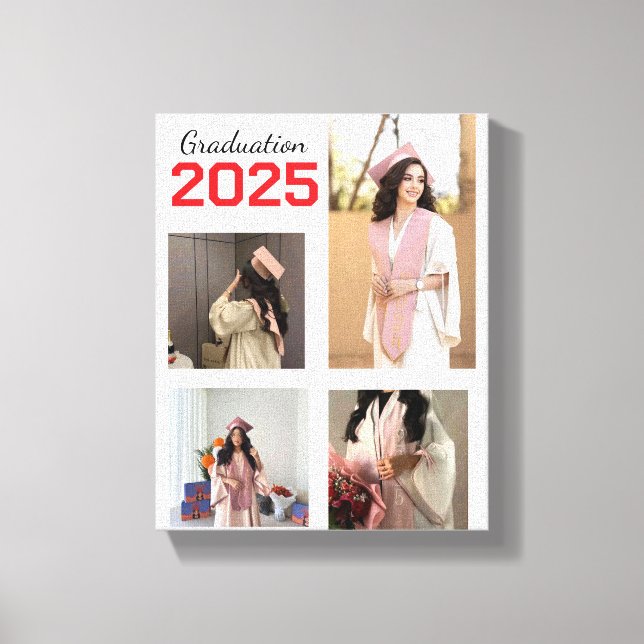 Anpassningsbar Studenten Photo Canvas (Framsida)