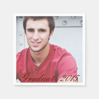 Anpassningsbar Studenten Photo Party Pappersservet Pappersservett