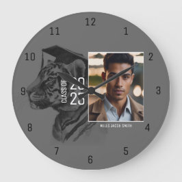 Anpassningsbar Studenten Photo Stor Klocka