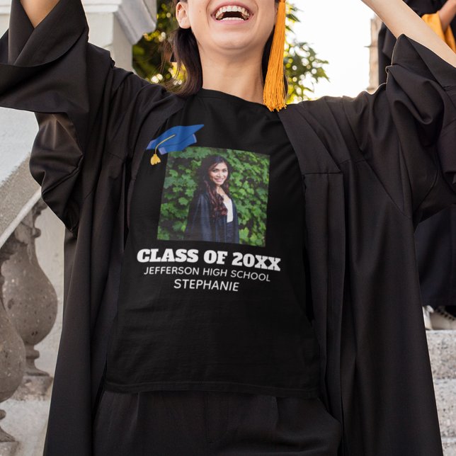 Anpassningsbar Studenten Senior Porträtt Photo Stu T Shirt (Skapare uppladdad)