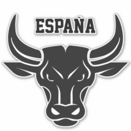 Anpassningsbar Stylized Bull Klistermärken