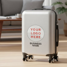 Anpassningsbar Suitcase-Logotyp och Business Namn