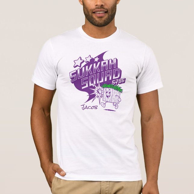Anpassningsbar Sukkah Squad 5786 Shirt for Sukkot  T (Framsida)
