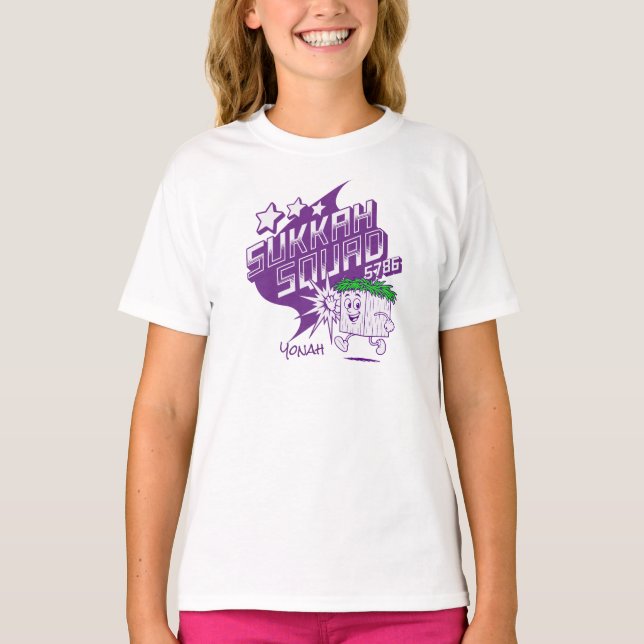 Anpassningsbar Sukkah Squad 5786 Shirts for Sukkot T Shirt (Framsida)