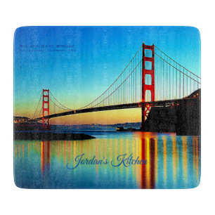 Anpassningsbar Sunset at Golden Grind Bridge