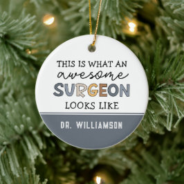 Anpassningsbar Surgeon Funny Fantastisk Surgeon Gi Julgransprydnad Keramik