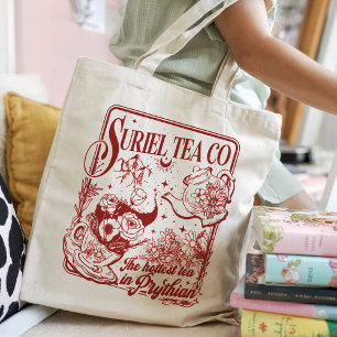 Anpassningsbar Suriel Tea Co Quote Bookish Acotar  Tygkasse