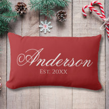 Anpassningsbar Surname Red-jul