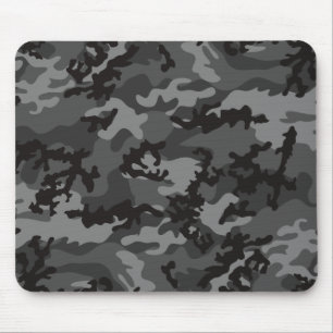 Anpassningsbar svart Camo Mousepad Musmatta