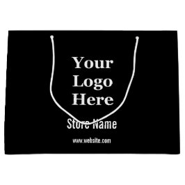 Anpassningsbar svart och vit din Logotyp här