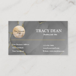 Anpassningsbar, svart och vit modern Professionell Visitkort