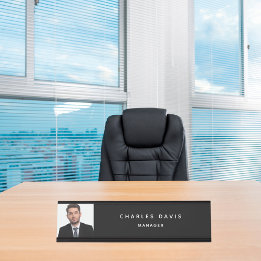 Anpassningsbar, svart, vitt monogram, modernt