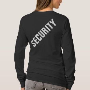 Anpassningsbar Svartvitt skydd KVINNA Dubbla Sida T Shirt