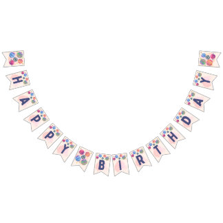 Anpassningsbar Swallowtail Party Bunting Banner Vimplar