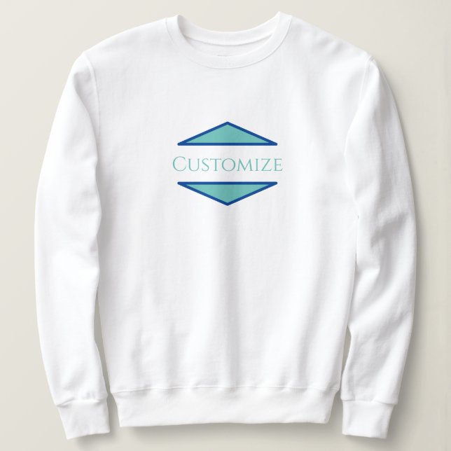 Anpassningsbar Sweatshirt T Shirt (Design framsida)