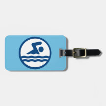 Anpassningsbar Swimming Luggage Tag