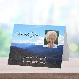 Anpassningsbar Sympathy Tackkort Card Mountain