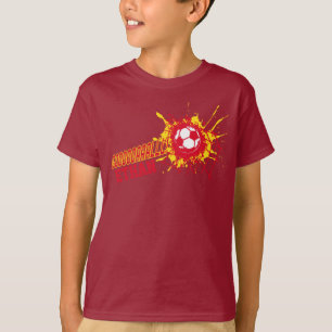 Anpassningsbar t-shirt för fotboll
