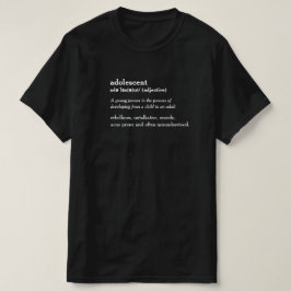 Anpassningsbar t-shirt för lexikondefinition