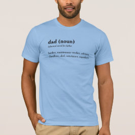 anpassningsbar t-shirt för lexikondefinition i pap