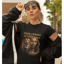 Anpassningsbar T-Shirt Jesus Kristus, Judahs Lejon