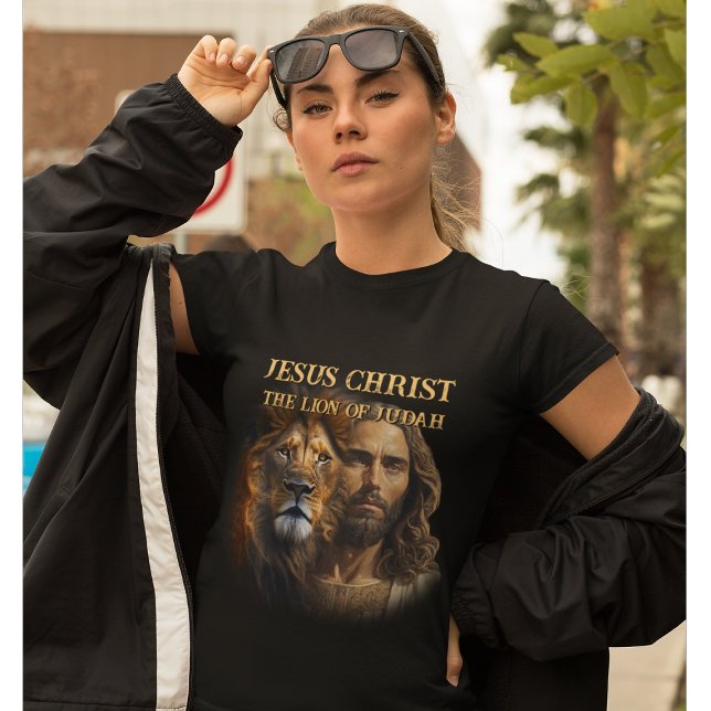Anpassningsbar T-Shirt Jesus Kristus, Judahs Lejon (Skapare uppladdad)