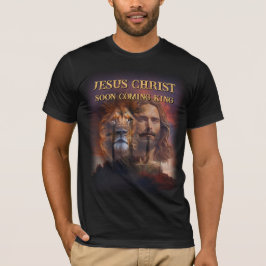 Anpassningsbar T-Shirt Jesus Kristus Snart kommer
