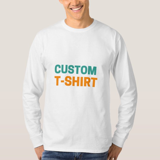 Anpassningsbar T-Shirt - Personligens utformning,  (Framsida)