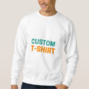 Anpassningsbar T-Shirt - Personligens utformning,  Lång Ärmad Tröja