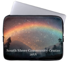 Anpassningsbar Tablet Sleeve - Rainbow Starry Himm