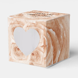 Anpassningsbar Tack bröllop ro blommigt Presentaskar