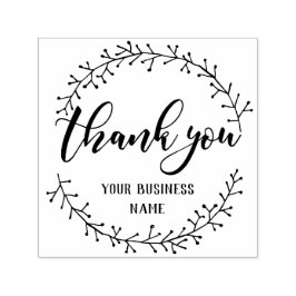 Anpassningsbar Tack för andning Frimärke Självfärgande Stämpel