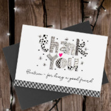 Anpassningsbar Tack för att vara mitt vänkort