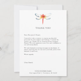 Anpassningsbar - Tack för ditt kort för Business R