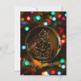 Anpassningsbar tack för julkort kort