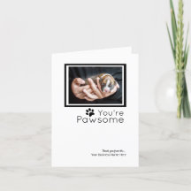 Anpassningsbar - Tack för kort - Hund för boxer