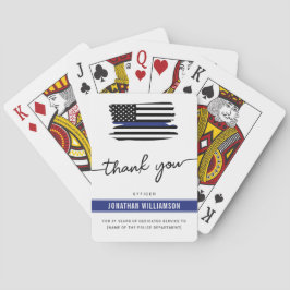 Anpassningsbar Tack polischef Pension Gift Casinokort