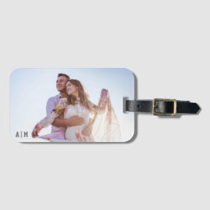 Anpassningsbar-tagg för familjefoldsresggage bagagebricka