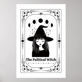 Anpassningsbar Tarot Feminist Häxa Politisk Zodiak Poster