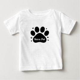 Anpassningsbar Tass Baby - Personlig Pet Namn T Shirt