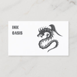 Anpassningsbar Tatto Shop Visitkort