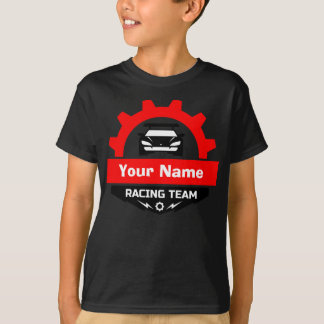 Anpassningsbar Tävla Team Emblem T Shirt